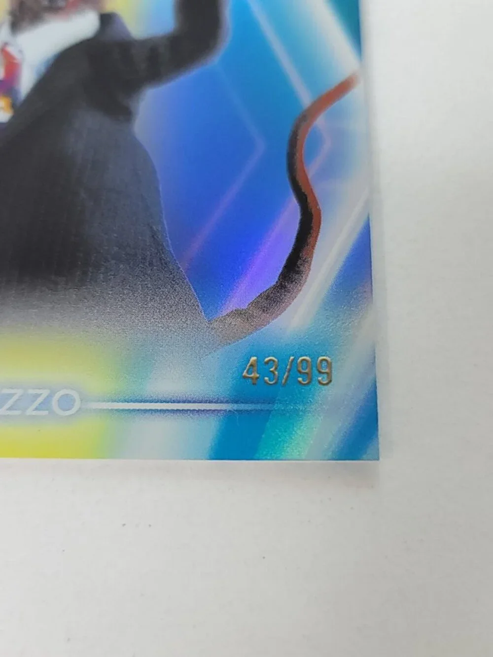 Rizzo Topps 2026 Disney Neon Holo Parallel Refractor Limited 43/99 - Picture 3 of 4